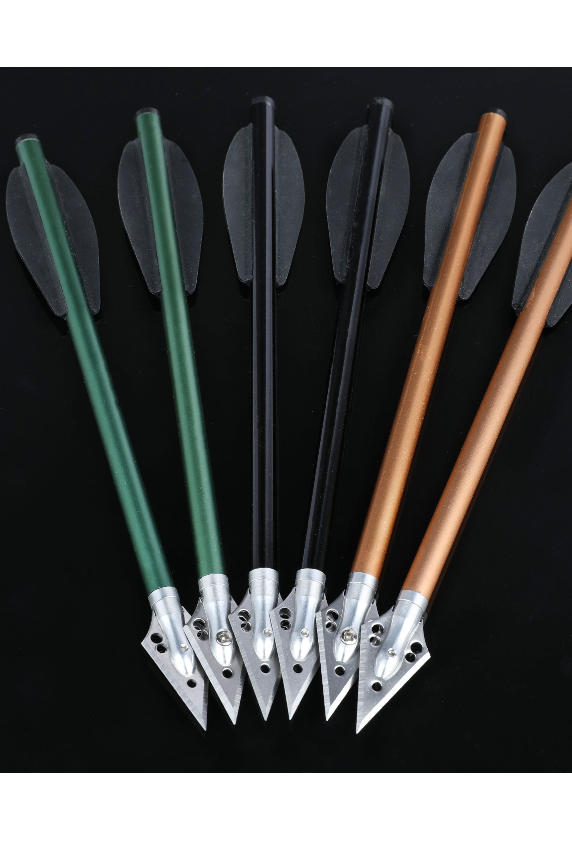 LOKE Archery Arrow Bolts Aluminum Arrow Screw Arrowhead Target