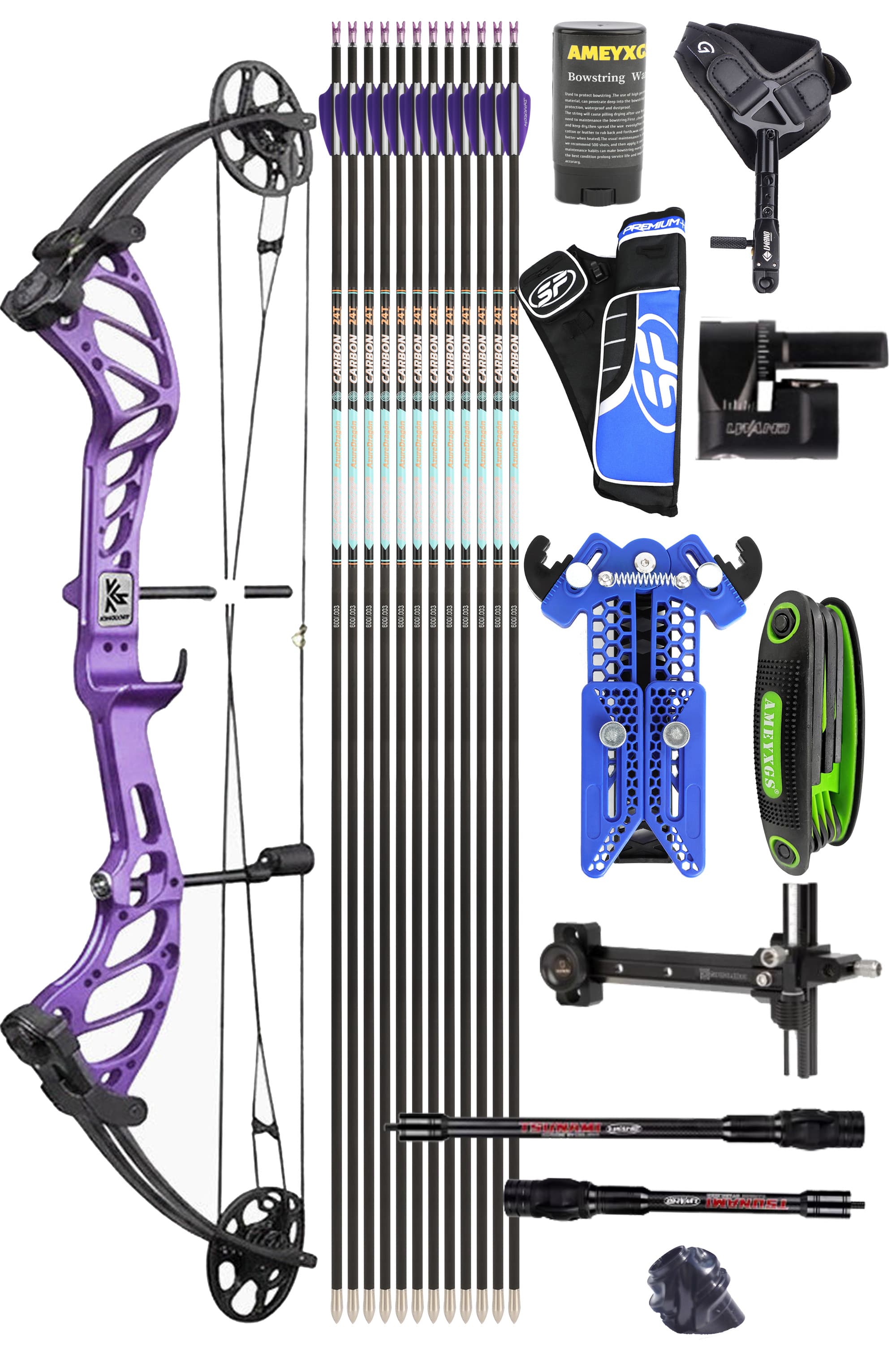 LWANO QINGYAO 15-30Lbs Archery Compound Bow Youth bow For Shooting