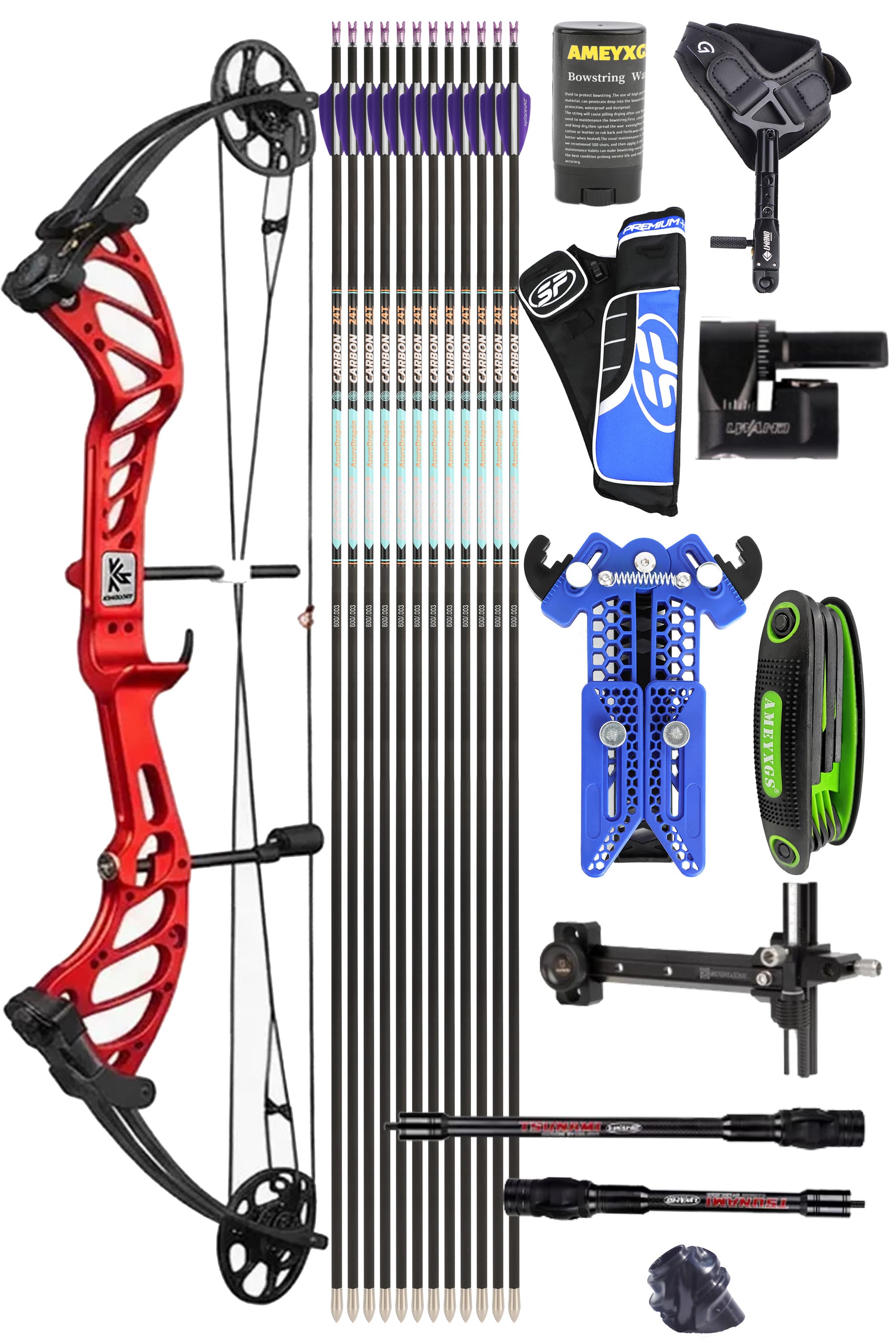 LWANO QINGYAO 15-30Lbs Archery Compound Bow Youth bow For Shooting