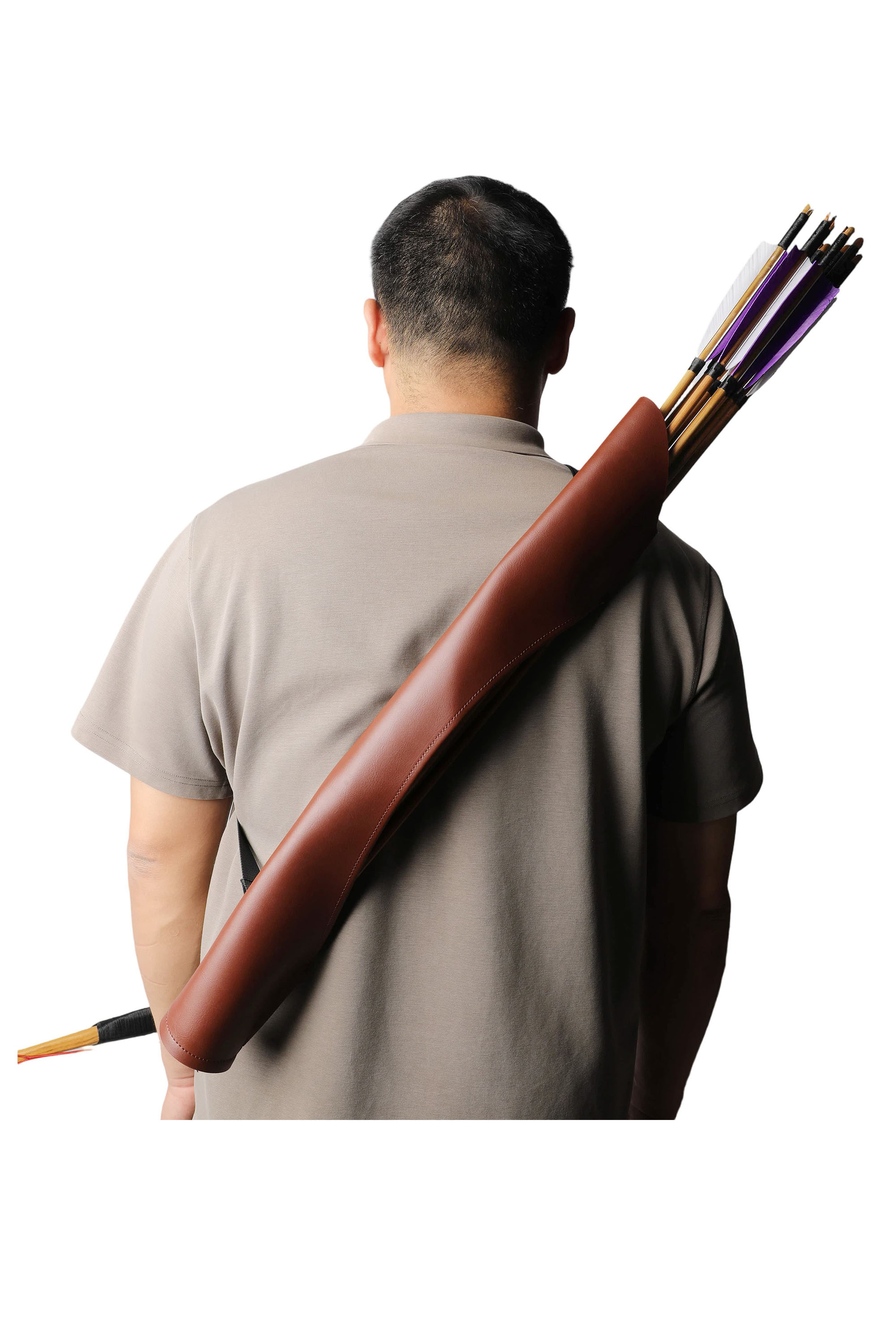 Leather Archery Hip Quiver Adjustable Arrow Holder