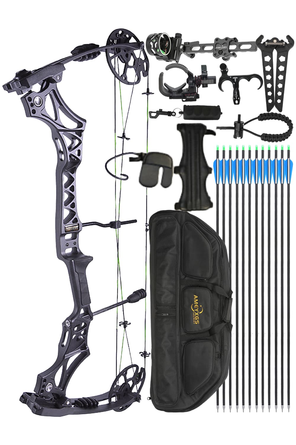 Junxing M129 CNC Aluminum Alloy Target Compound Bow Set