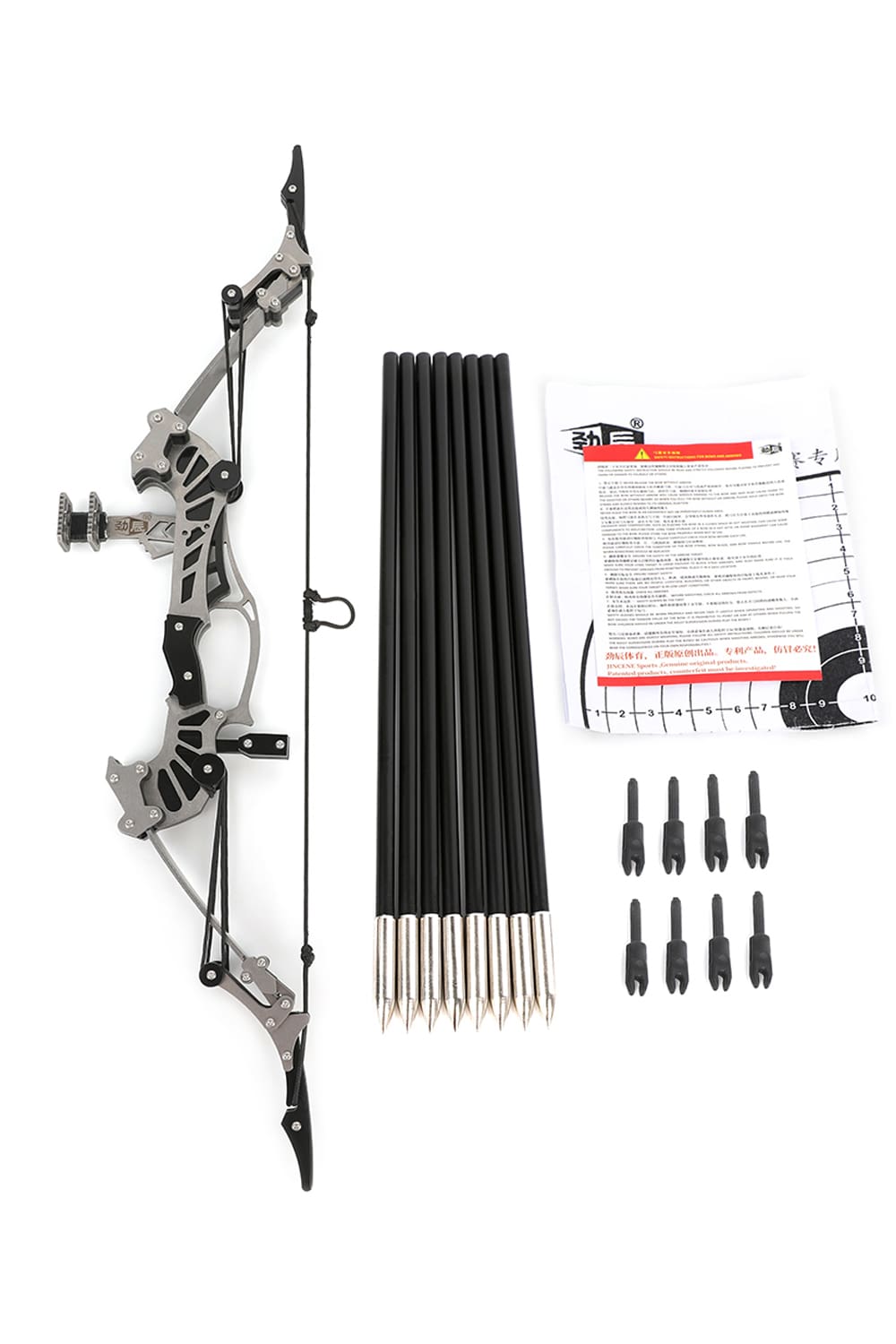 Mini Composite Bow Stainless Steel  Toy-Lokearchery