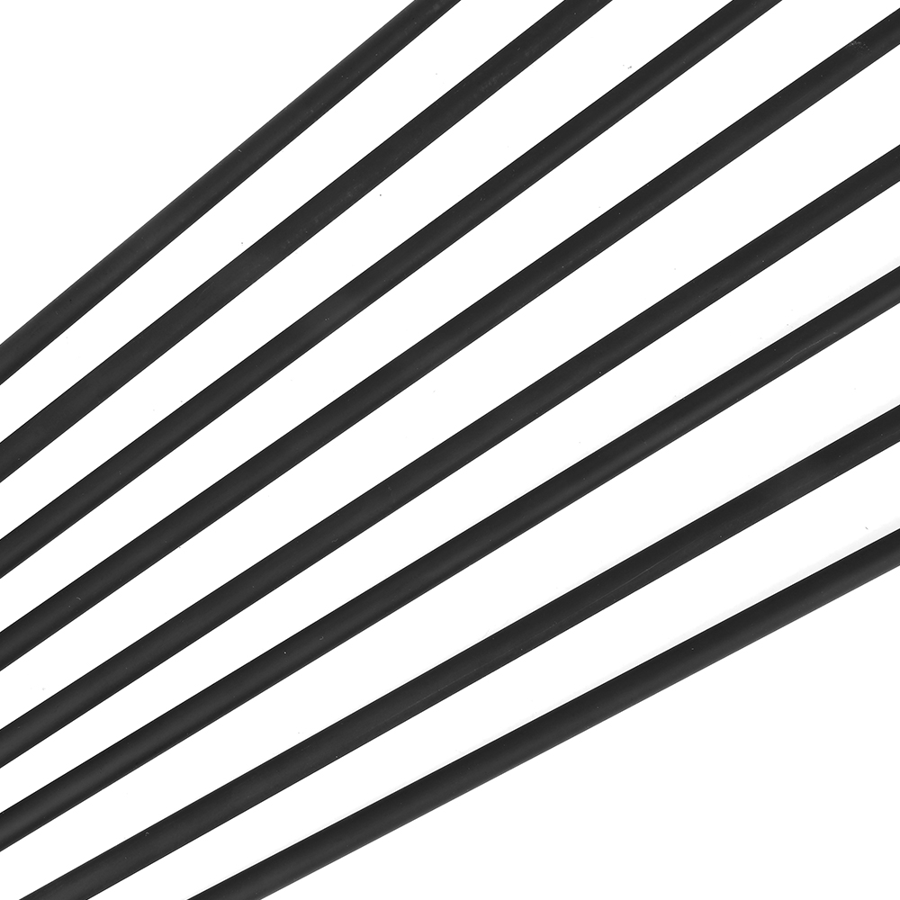 28" Spine 500 Mixed Carbon Arrows with Water Blue Feathers and Black Dragon Tips 12pcs