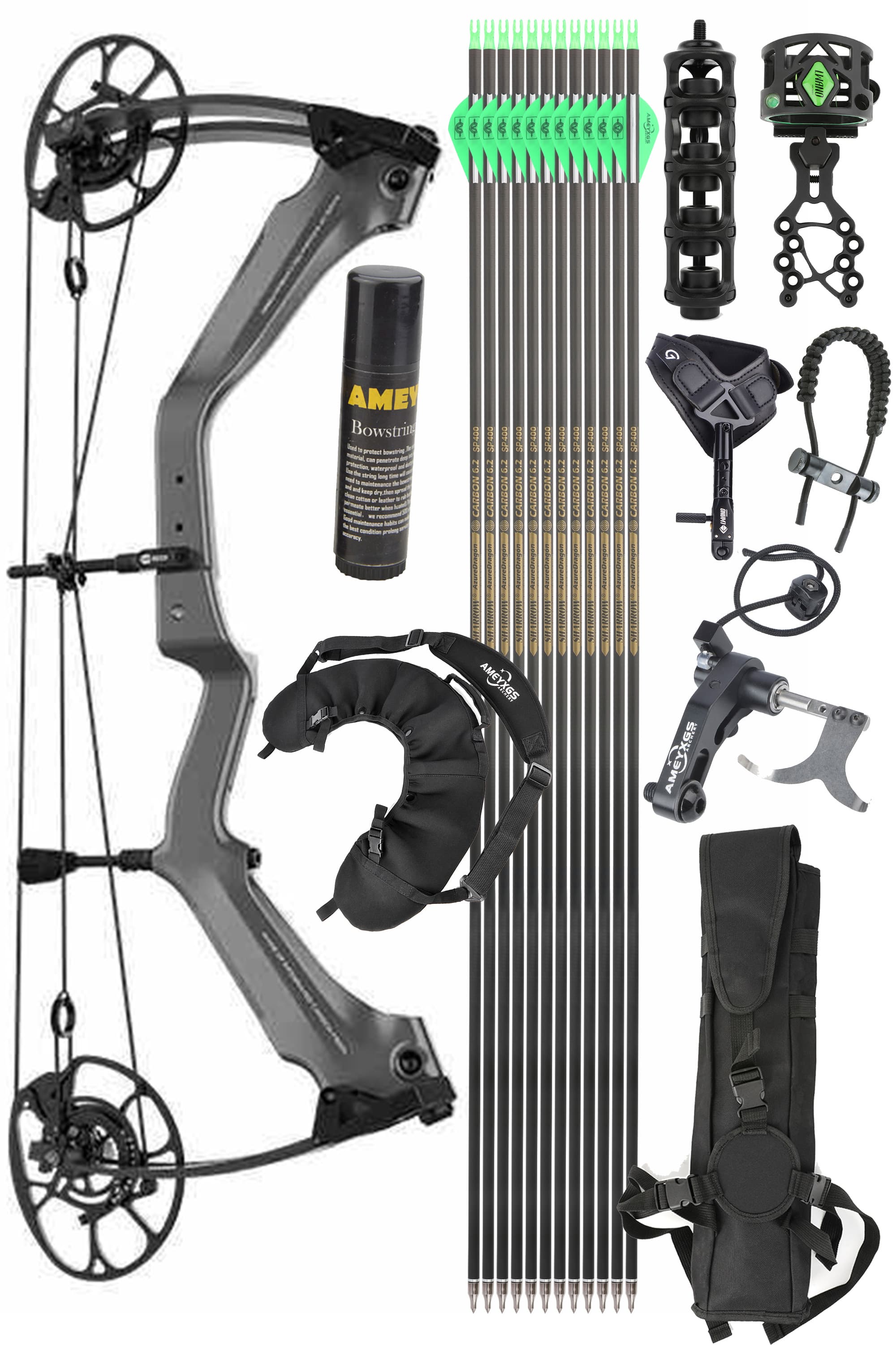 NIUTOU Bull 801 0-80Lbs Compound Bow Pure Carbon One-piece Hunting