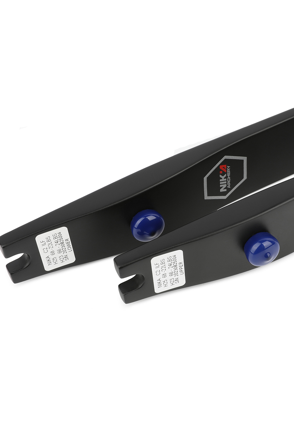 NiKa C2 68"@25H Limbs 12-50lbs LIF Carbon Limbs-Lokearchery