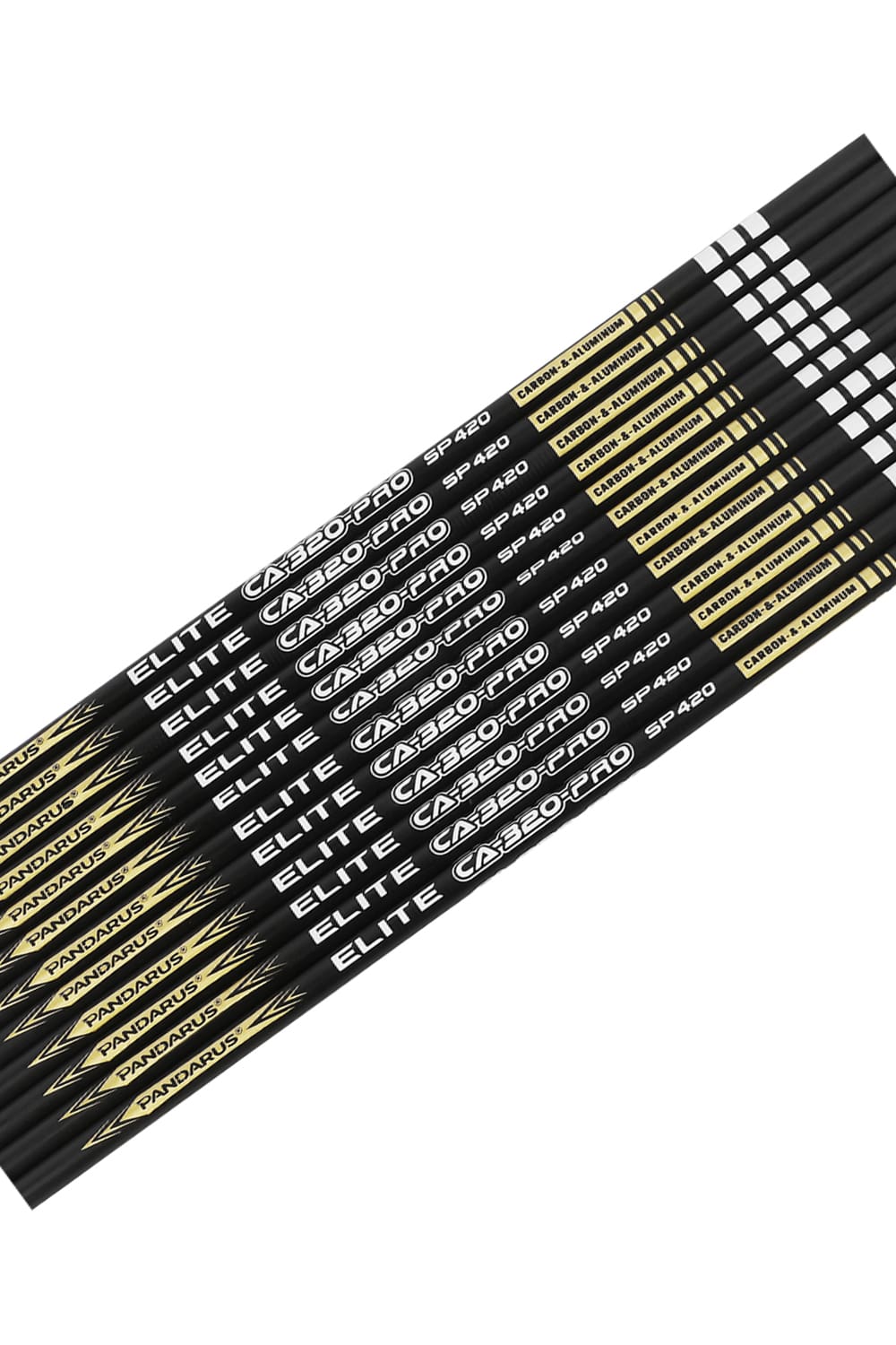 arrows Pandarus CA-320-Pro ID3.2mm Carbon Aluminum Arrows (12Pcs)