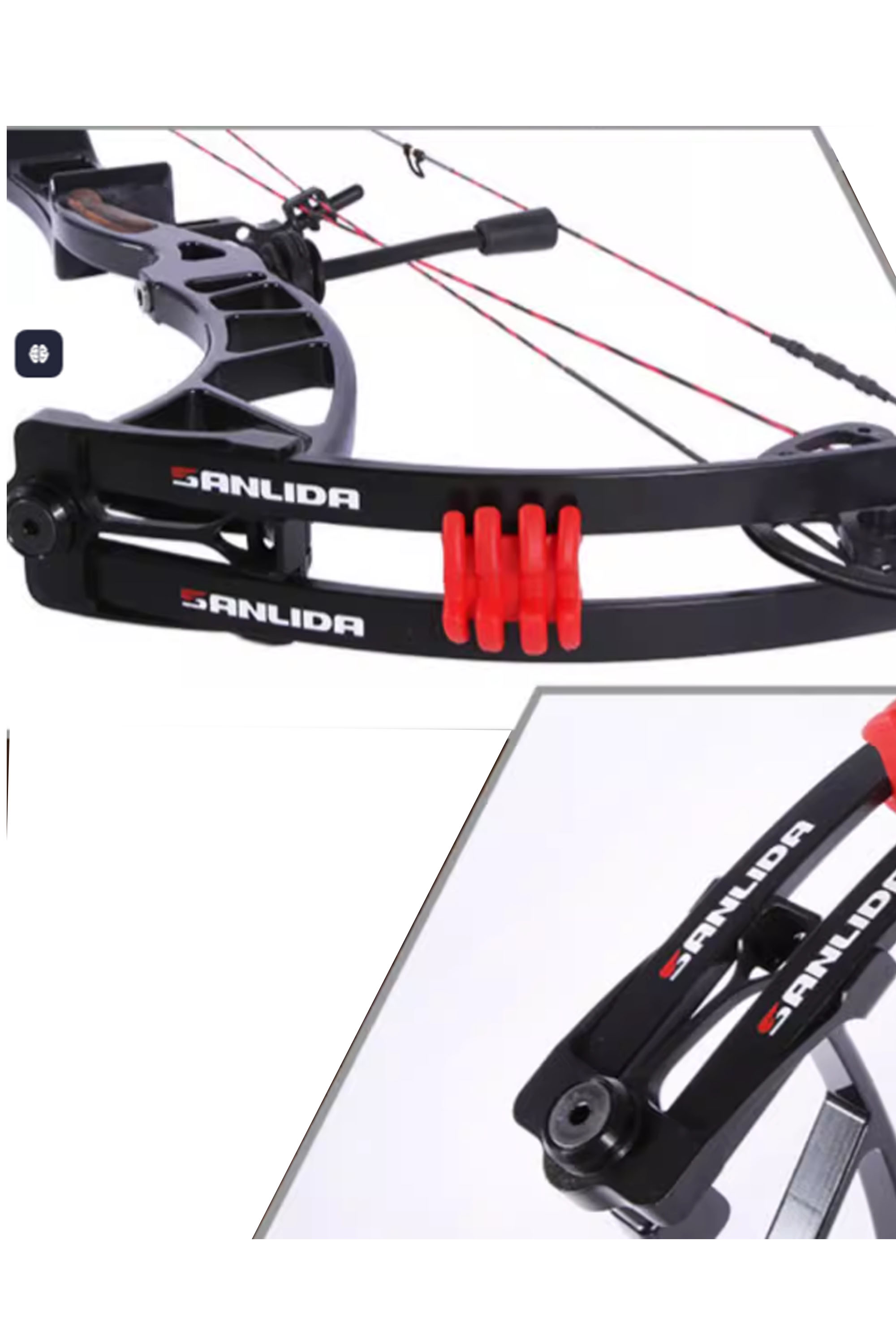 SANLIDA Compound Bow Kit 50-60lbs Competitive Shooting Archery