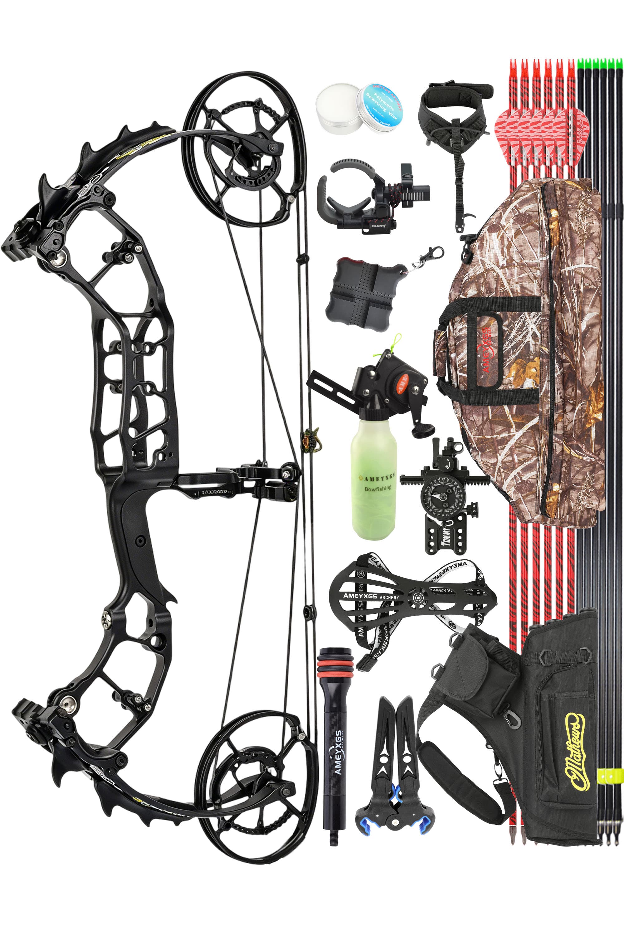 SPG Compound Bow 40-70lbs Target Kit 392FPS Hunting Archery