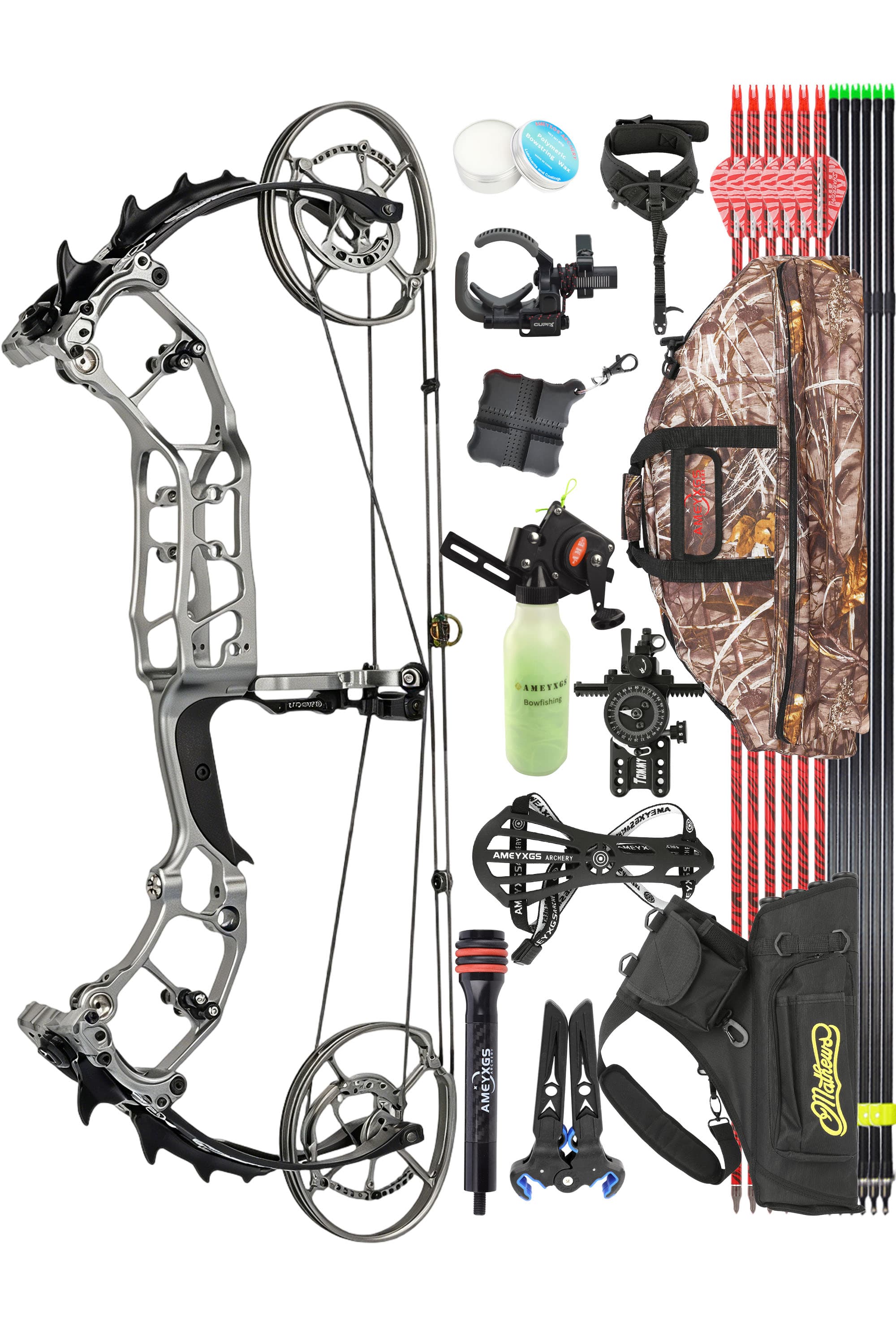 SPG Compound Bow 40-70lbs Target Kit 392FPS Hunting Archery