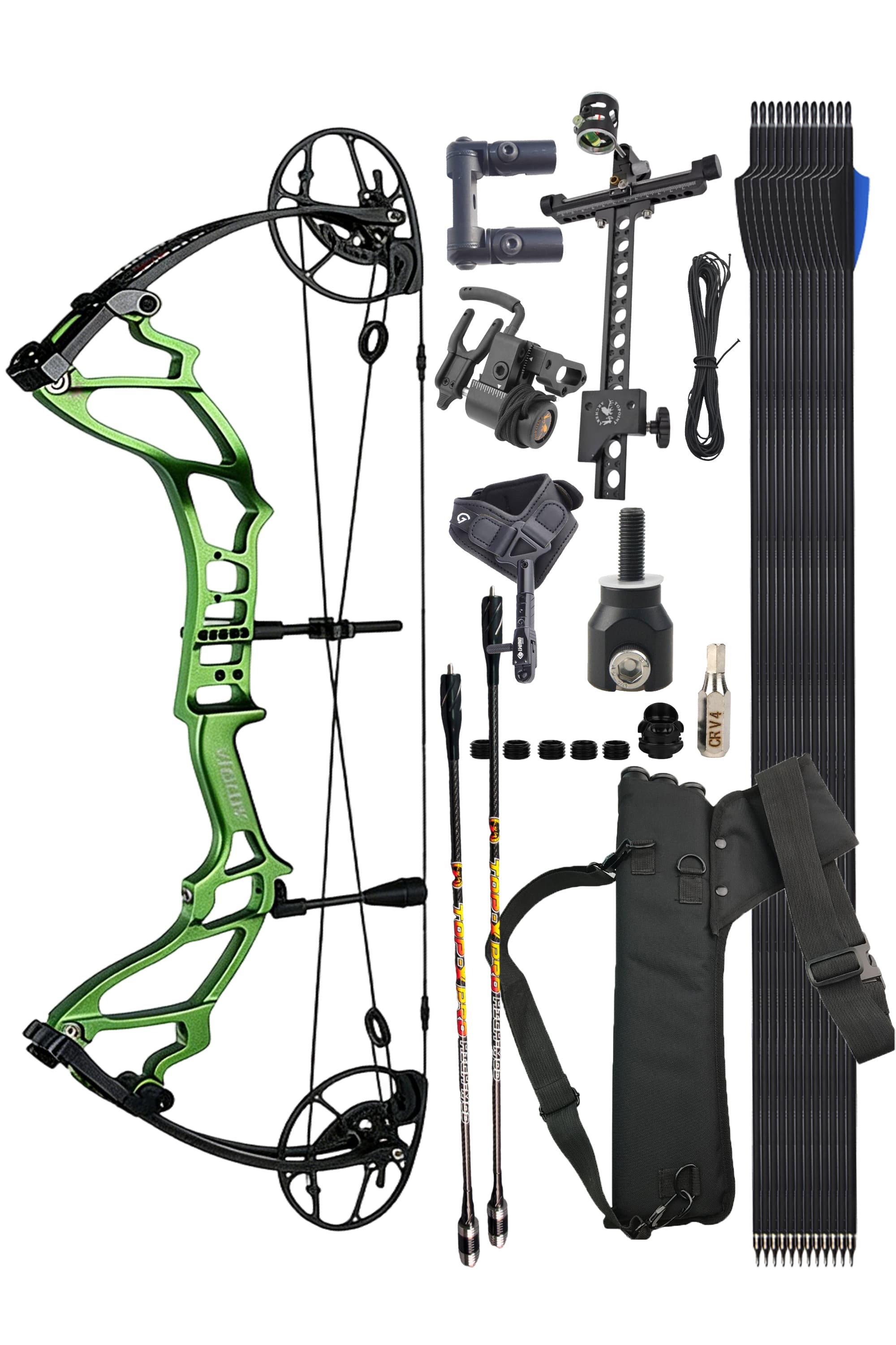 TOPOINT Compound Bow 40-70lbs Target Kit 345FPS Hunting Archery
