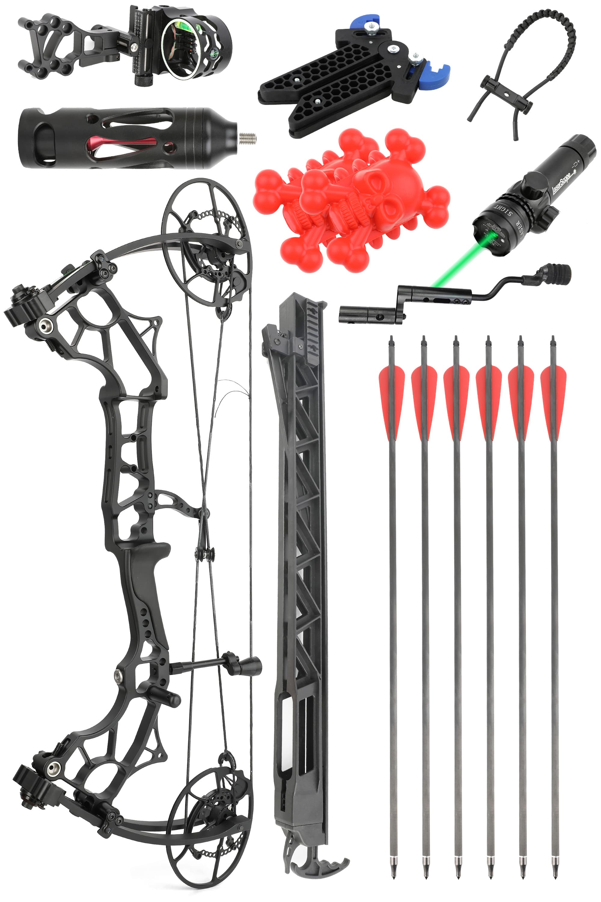 Tuolu Venom CNC Archery Hunting Compound Bow 60-75Lbs Set