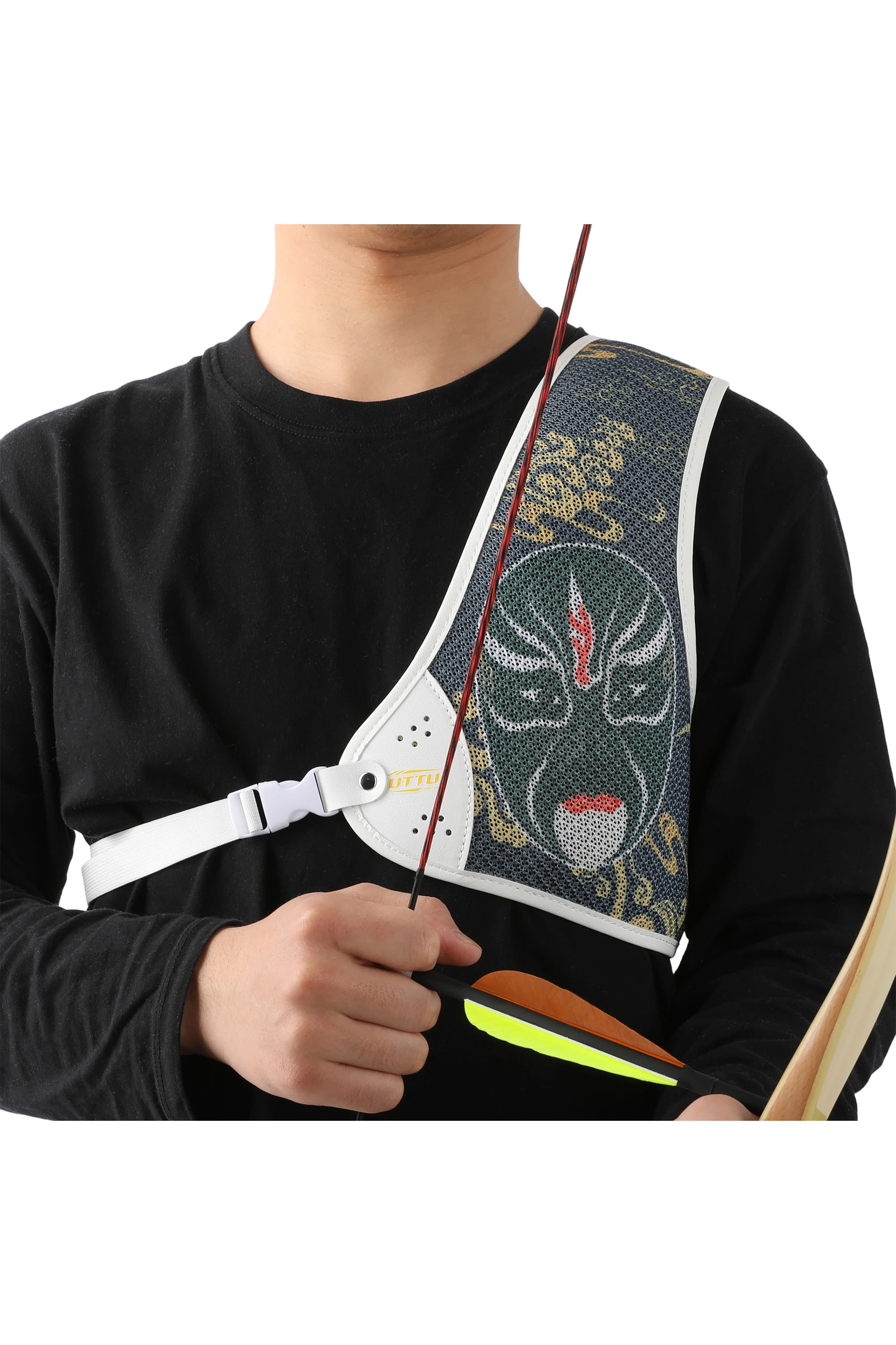 UTTU A6 Chest Guard Adjustable Archery Chest Protector