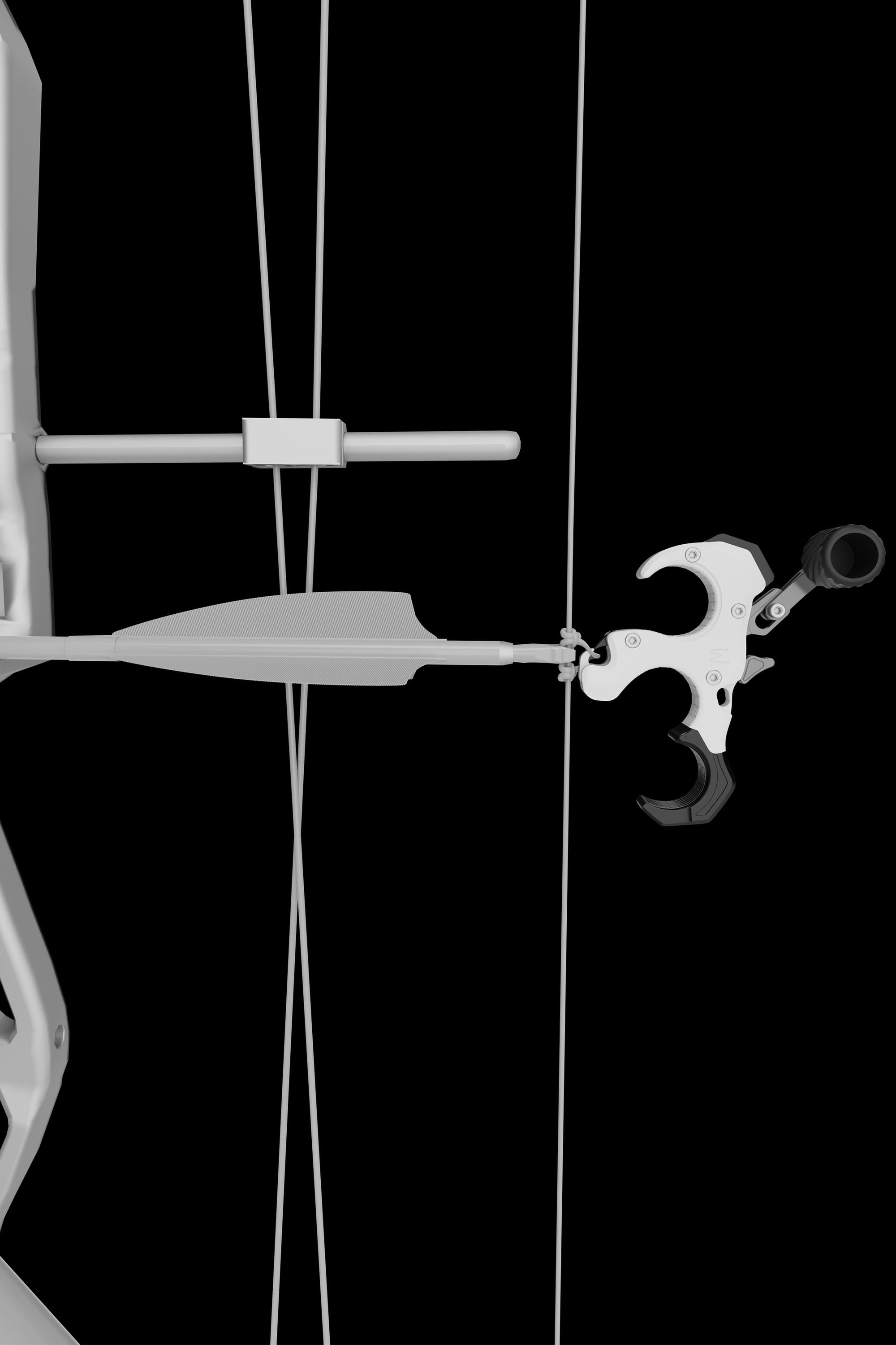 UV 3 /4 Finger Archery Release Trigger Compound Bow Release