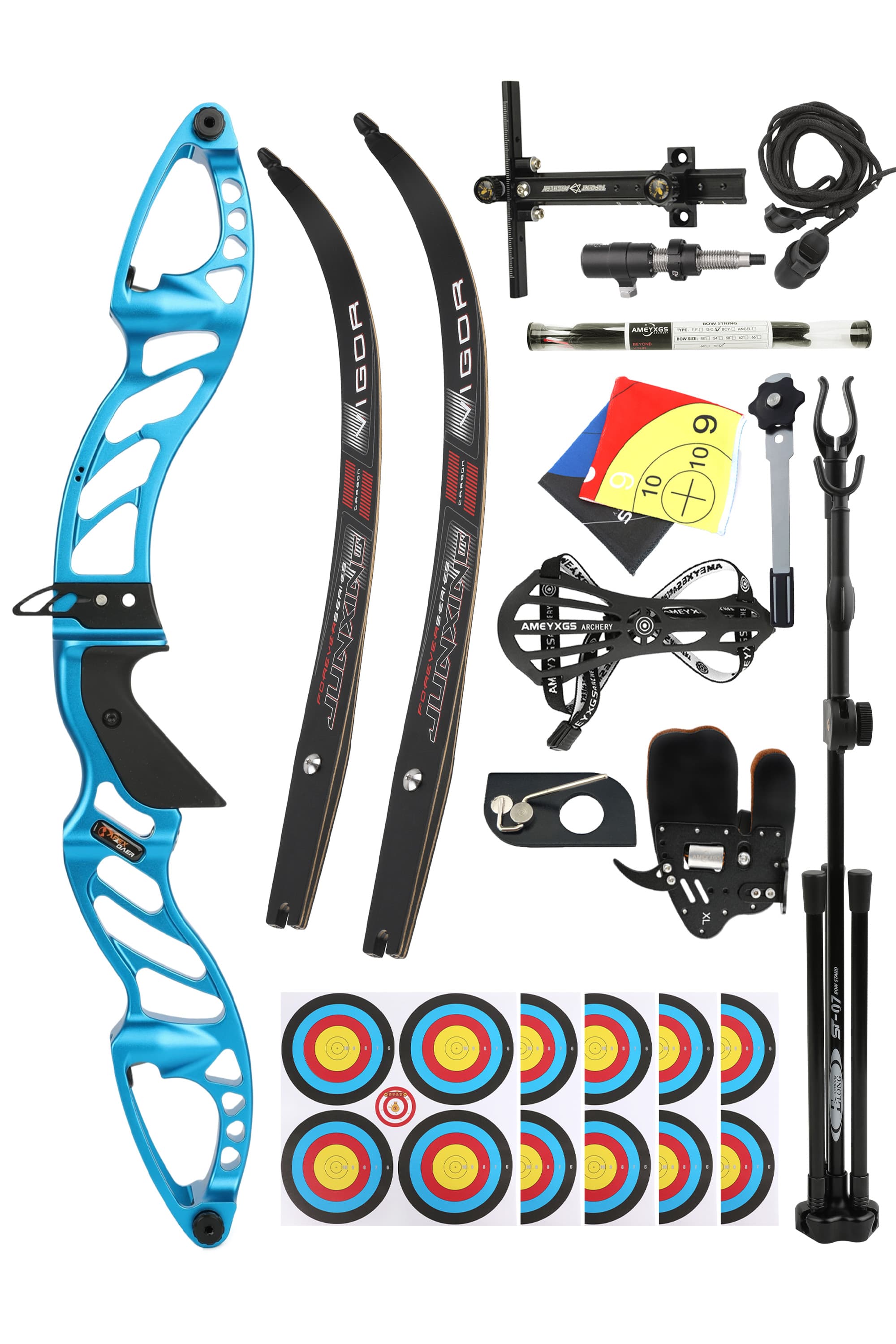  Professional Recurve Bow Set Multiple Draw Weights