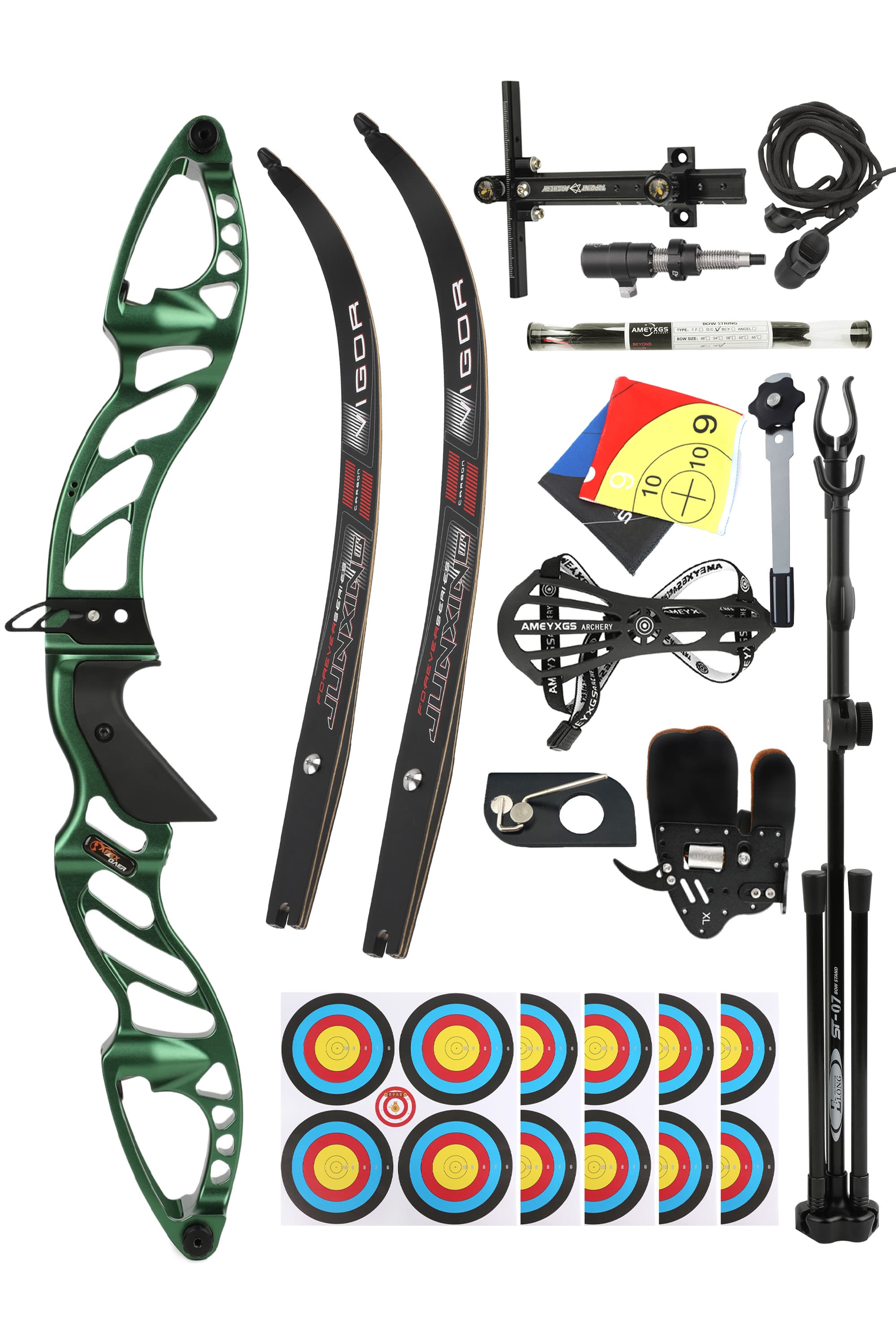  Professional Recurve Bow Set Multiple Draw Weights
