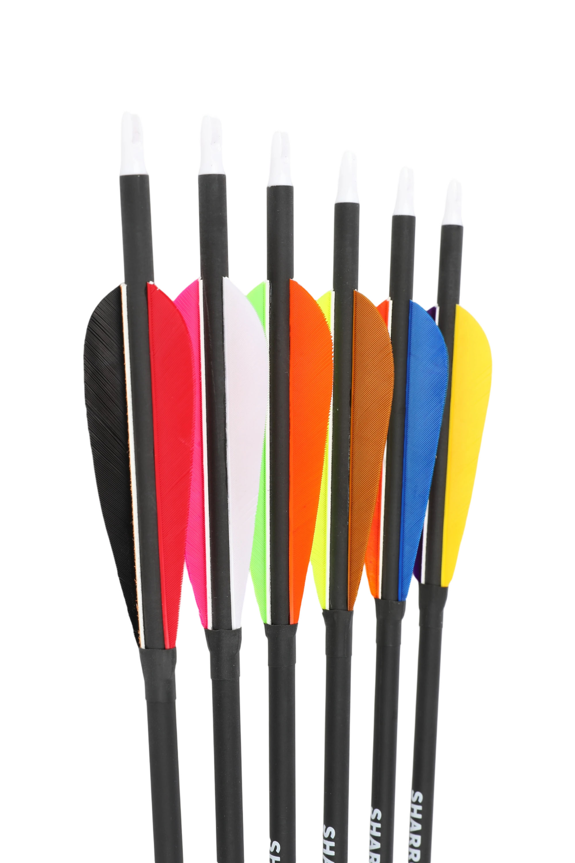 30 inch Real Feather 500 Spine Hunting Carbon Arrows