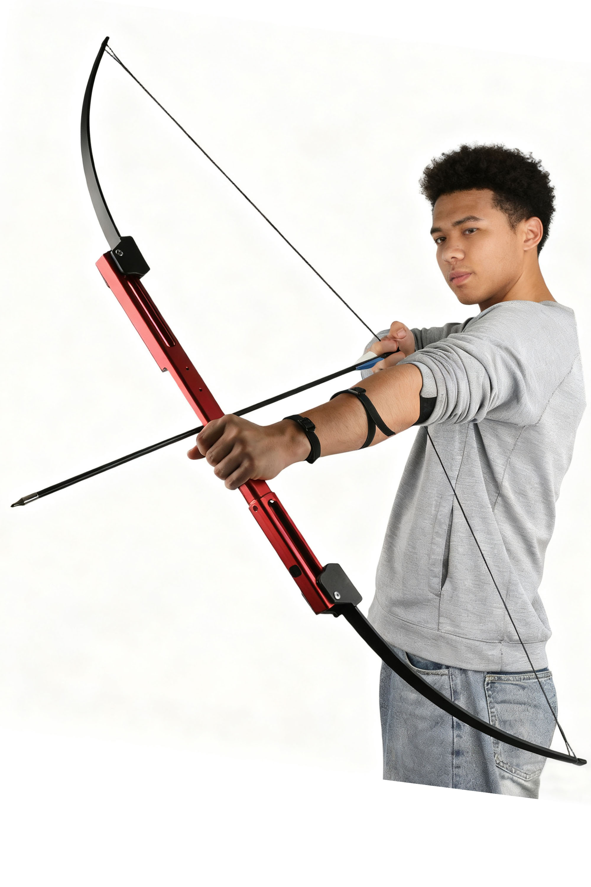 Folding Recurve Bow CNC Aluminum Riser for Hunting & Adventure