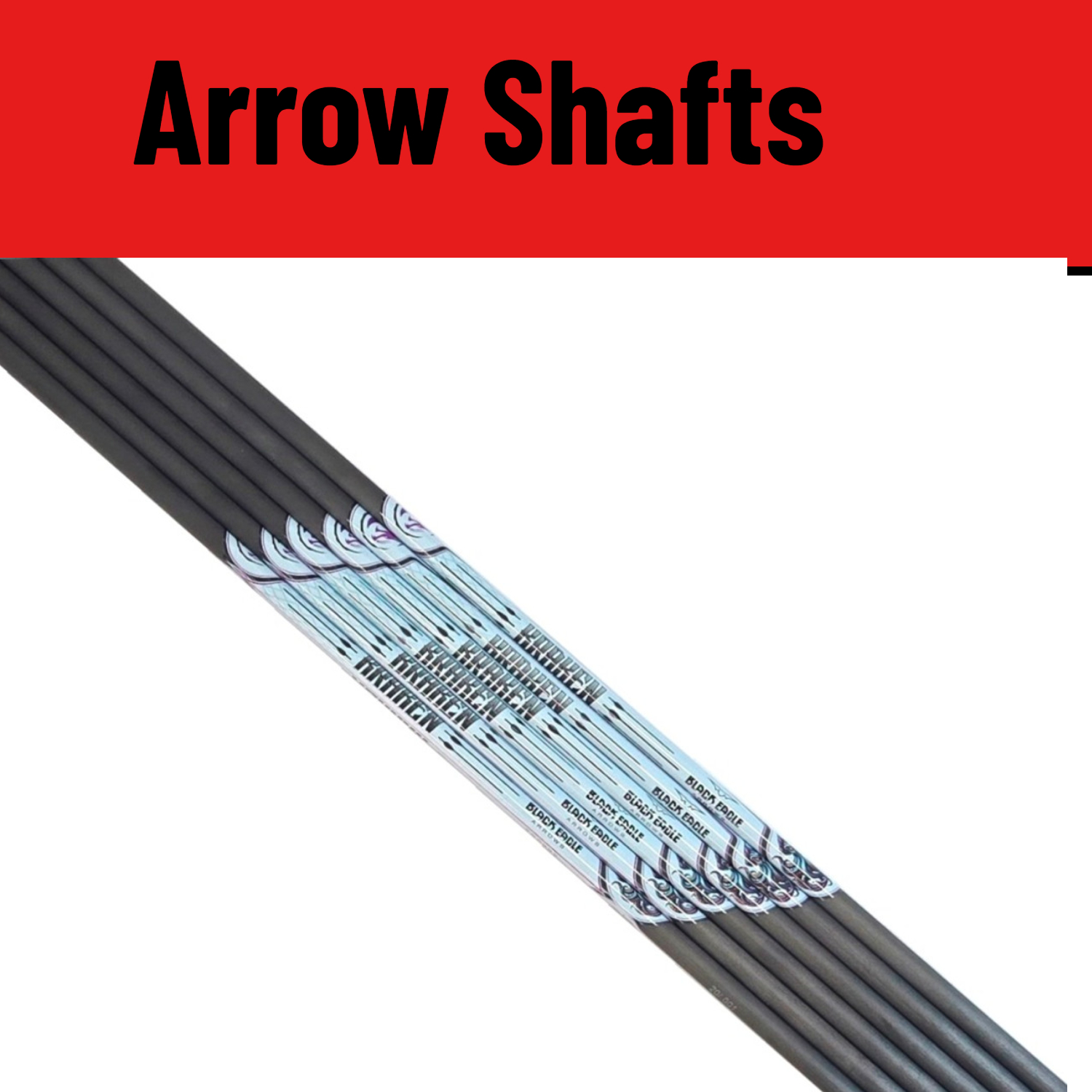 arrows Pandarus CA-320-Pro ID3.2mm Carbon Aluminum Arrows (12Pcs)