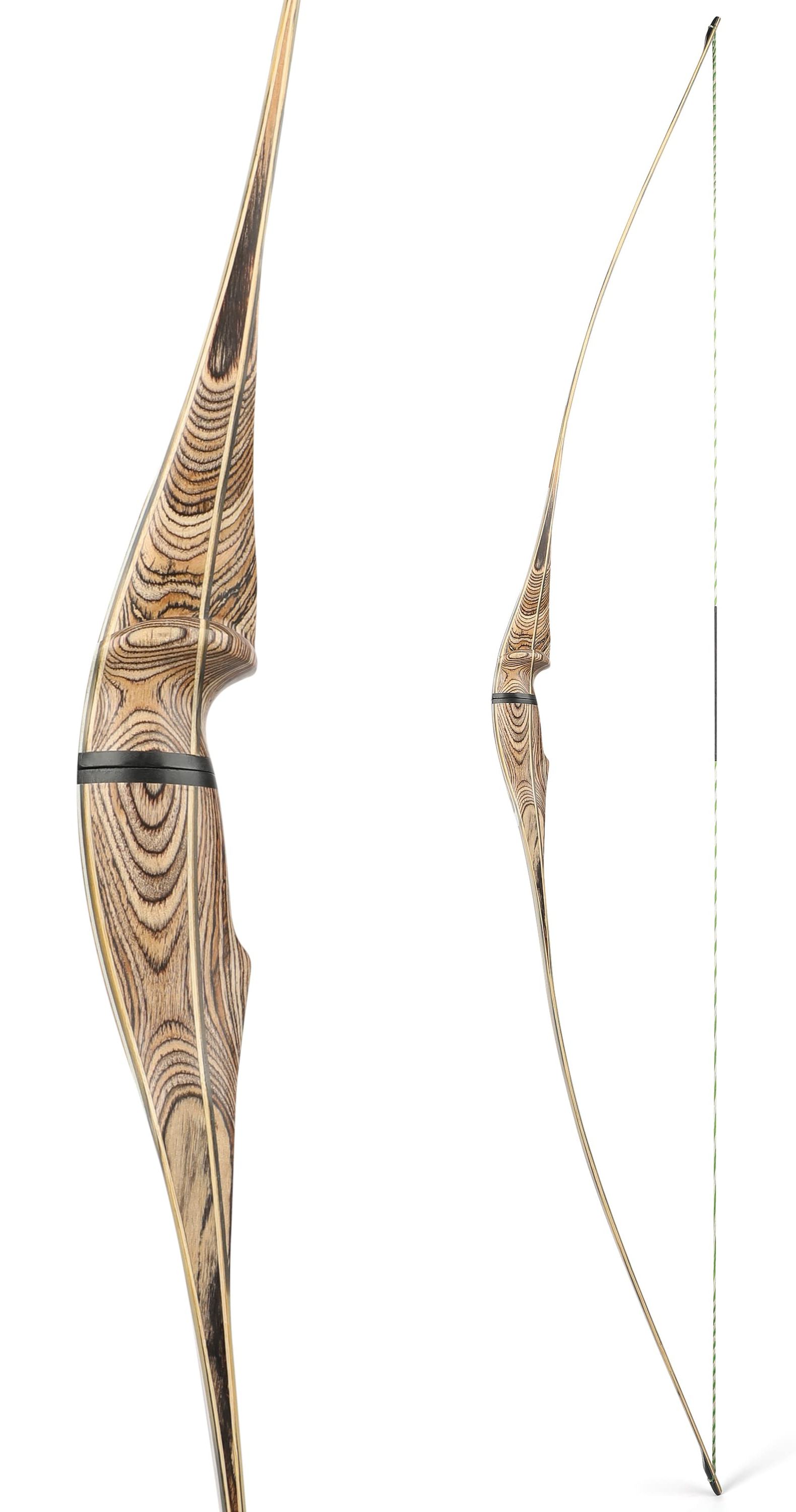 60"62"64" Hunting Traditional Bow Takedown Longbow 20-50Lbs 