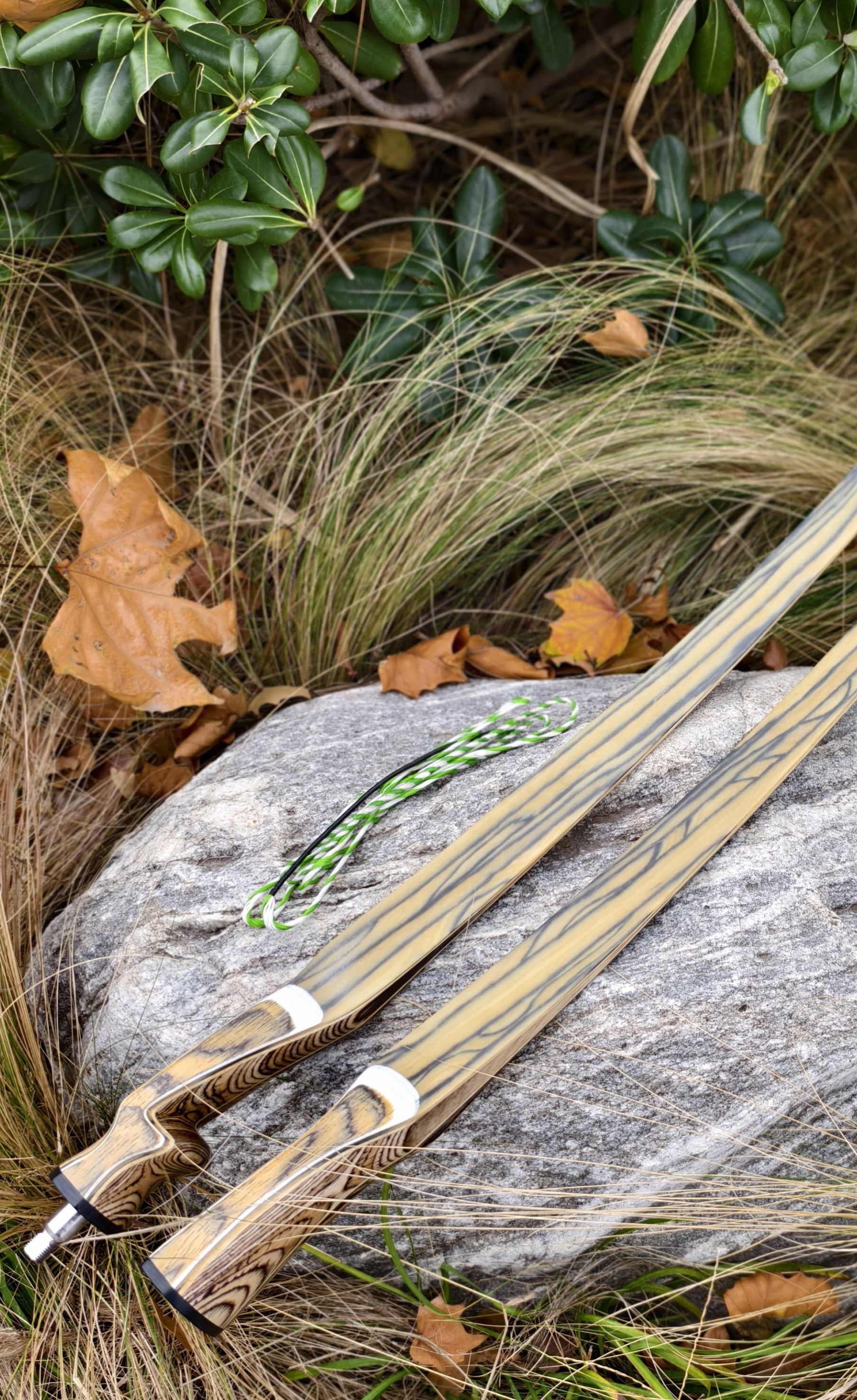 60"62"64" Hunting Traditional Bow Takedown Longbow 20-50Lbs 