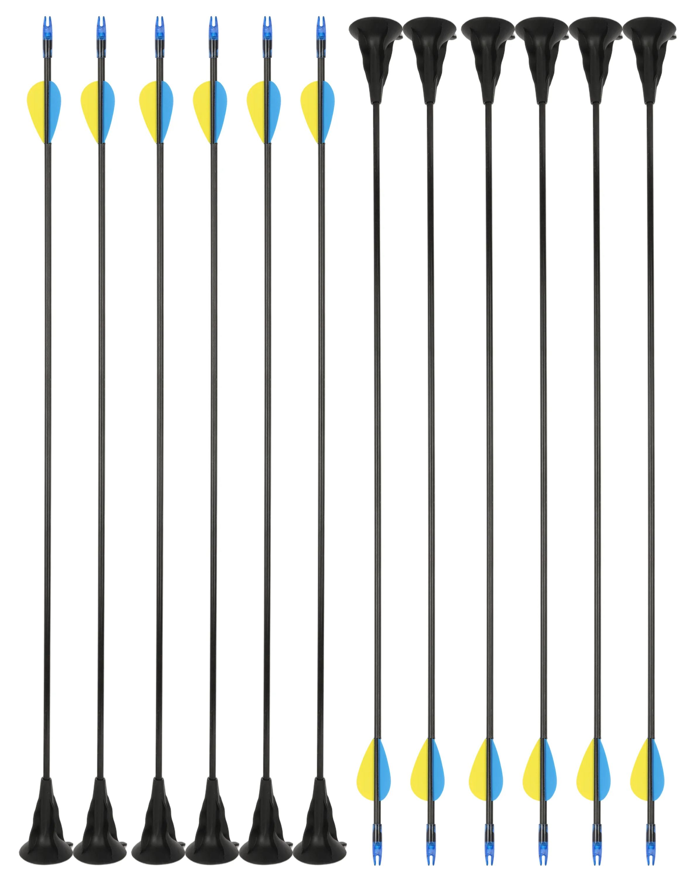 12 Pcs Archery Children Suction Cup Arrows