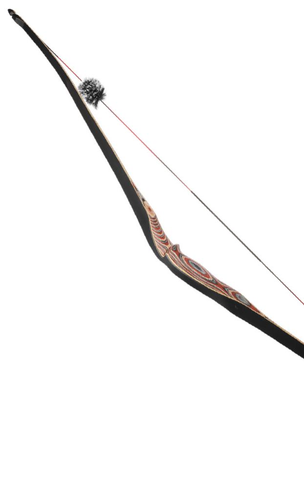 58" 20-50Lbs One Piece Recurve Traditional Bow Set RH LH