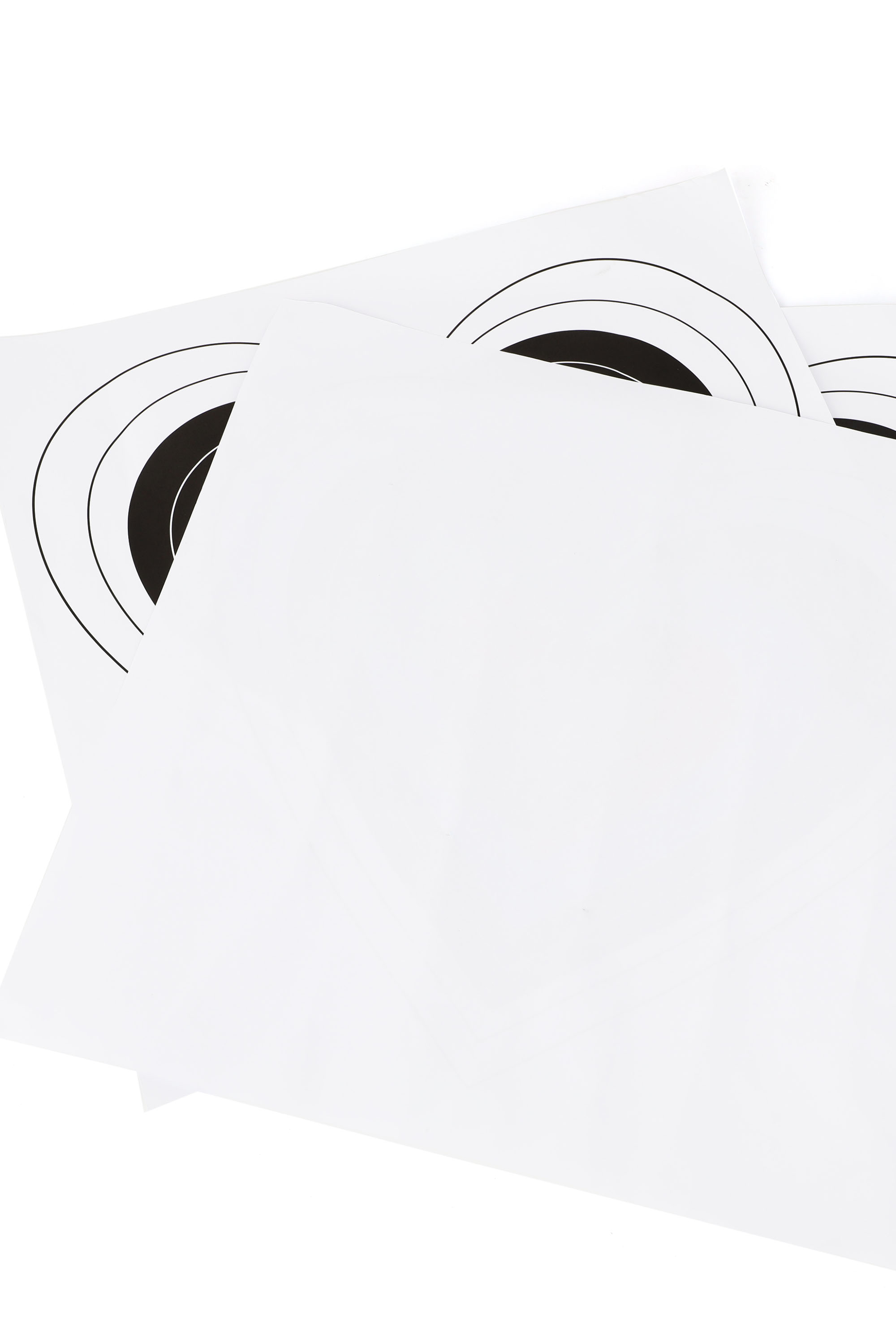 Heart Shaped Bow Target Paper 40×40cm Shooting Practice