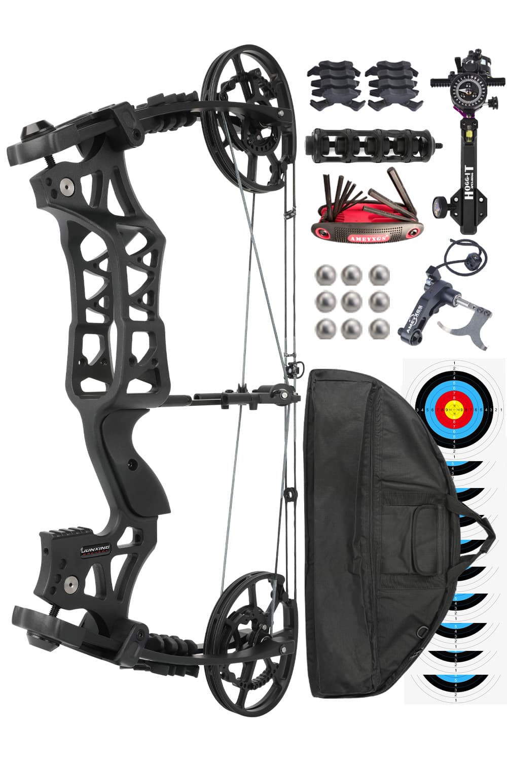 Junxing M109EA Dual-Purpose Compound Bow Set