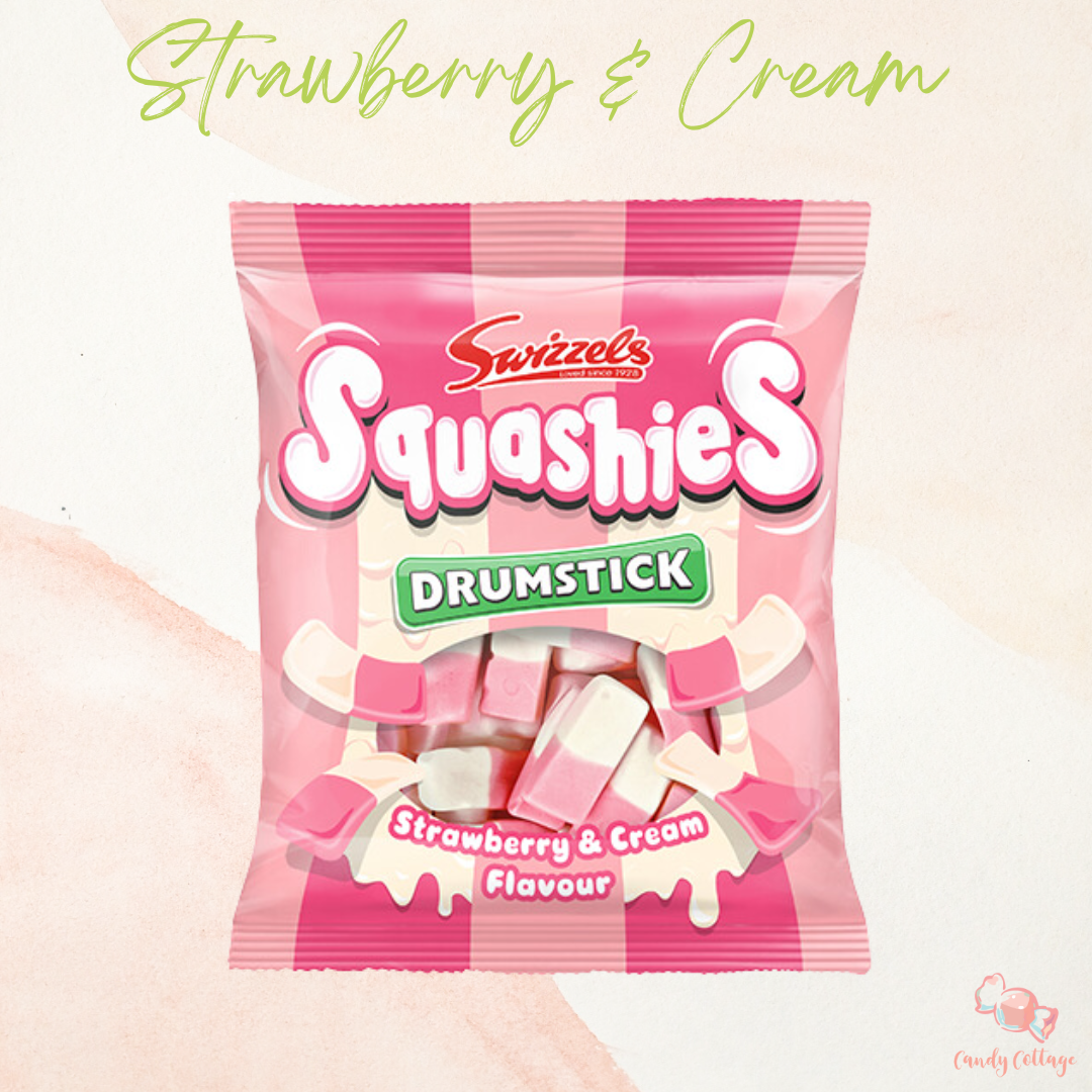 Squashies Strawberry & Cream (British)