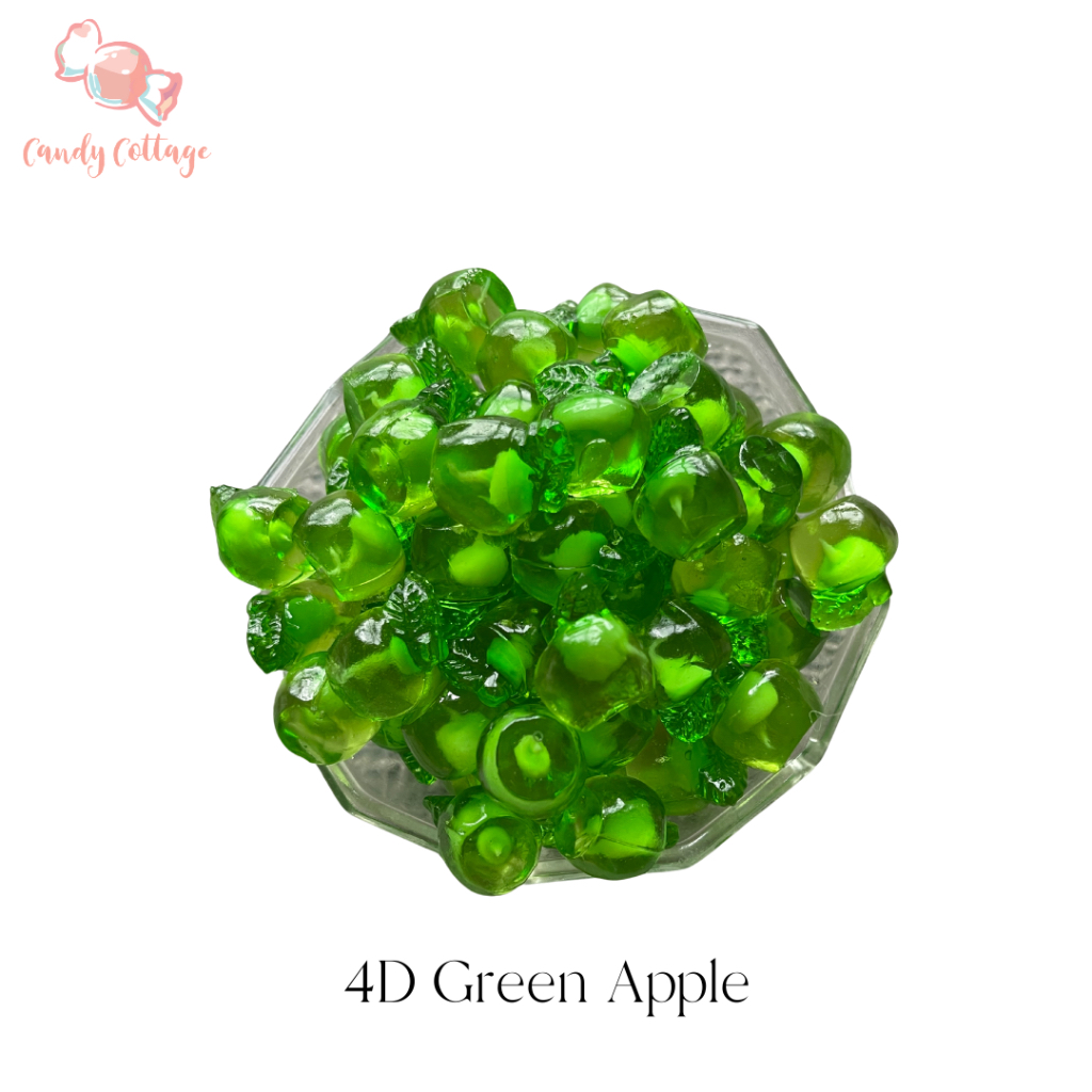 4D Green Apple 