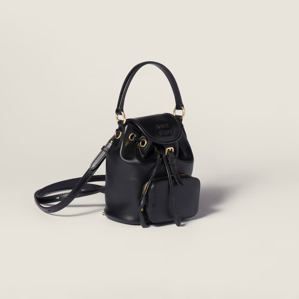 レザー ミニバックパック