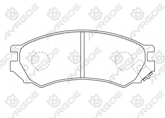 D1084 Brake Pad – Ayrgoe-Brake Pads