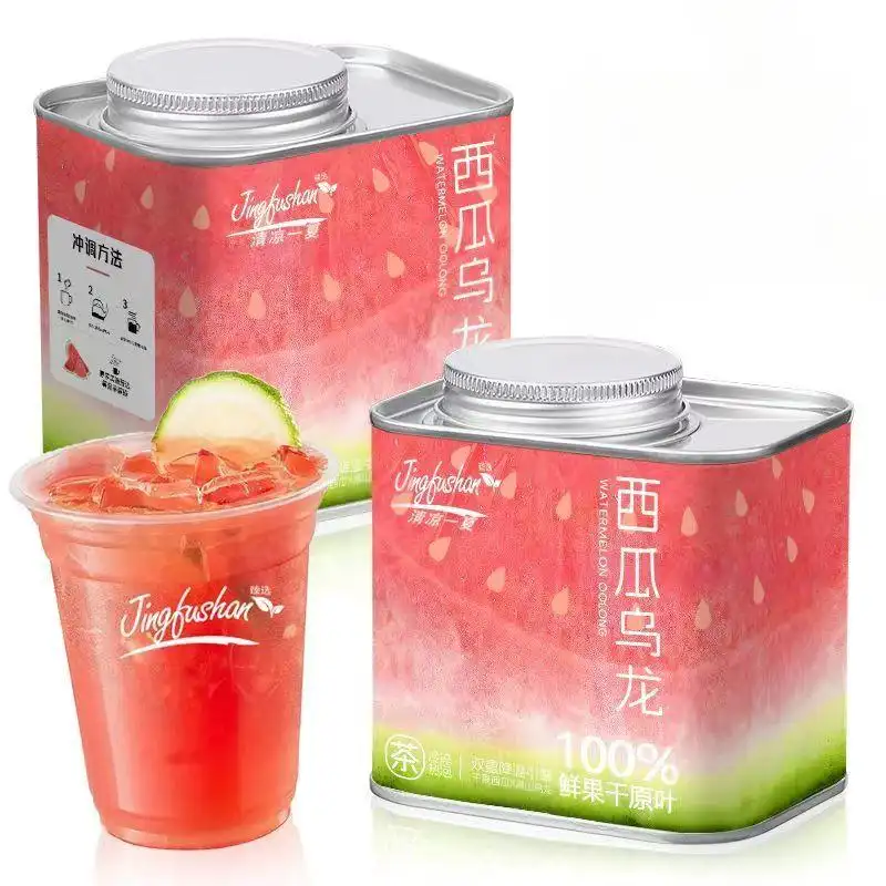 （卸売商品) 景福山  60g*2缶 すいかウーロン茶 (TikTokタイプ)