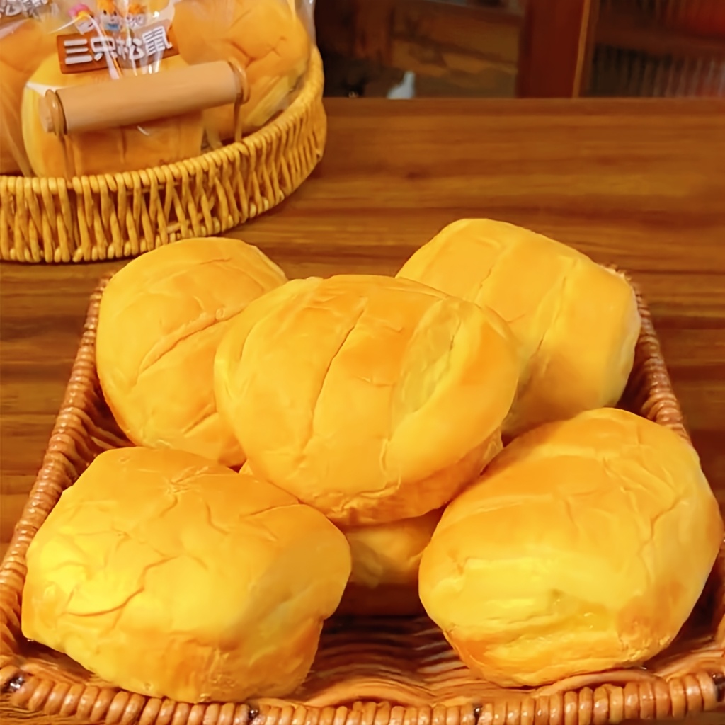 （卸売商品)1kg約22袋 三只松鼠 手でちぎるパン (Temuタイプ)