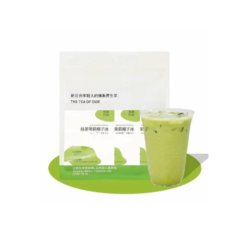 （卸売商品) 阿渥的茶 ジャスミンココナッツアイス抹茶 (TikTokタイプ)