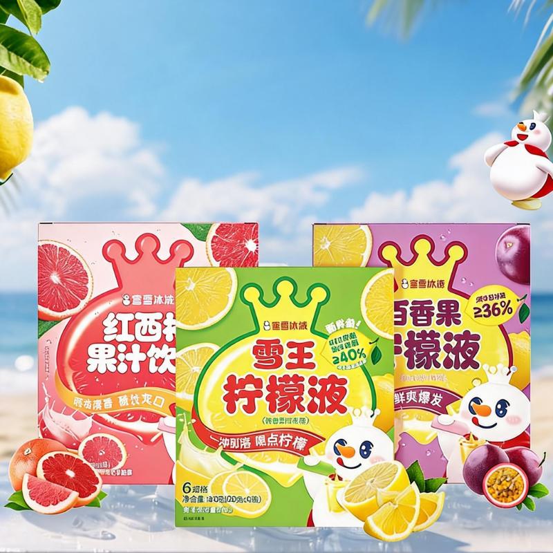 （卸売商品) 约1kg 6箱 蜜雪冰城 レモン液 (TikTokタイプ)