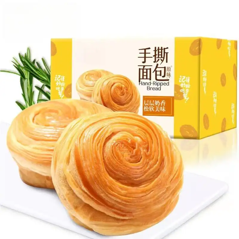 （卸売商品)1kg約22袋 百草味 手でちぎるパン (Temuタイプ)