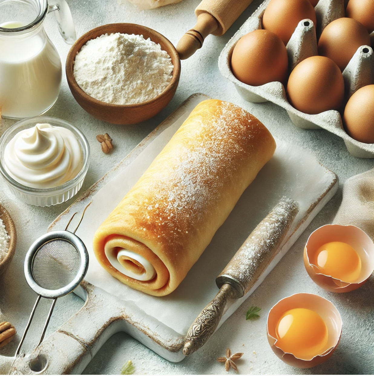 こだわりの味 - 餡たっぷりエッグロールの秘密-味の宝庫