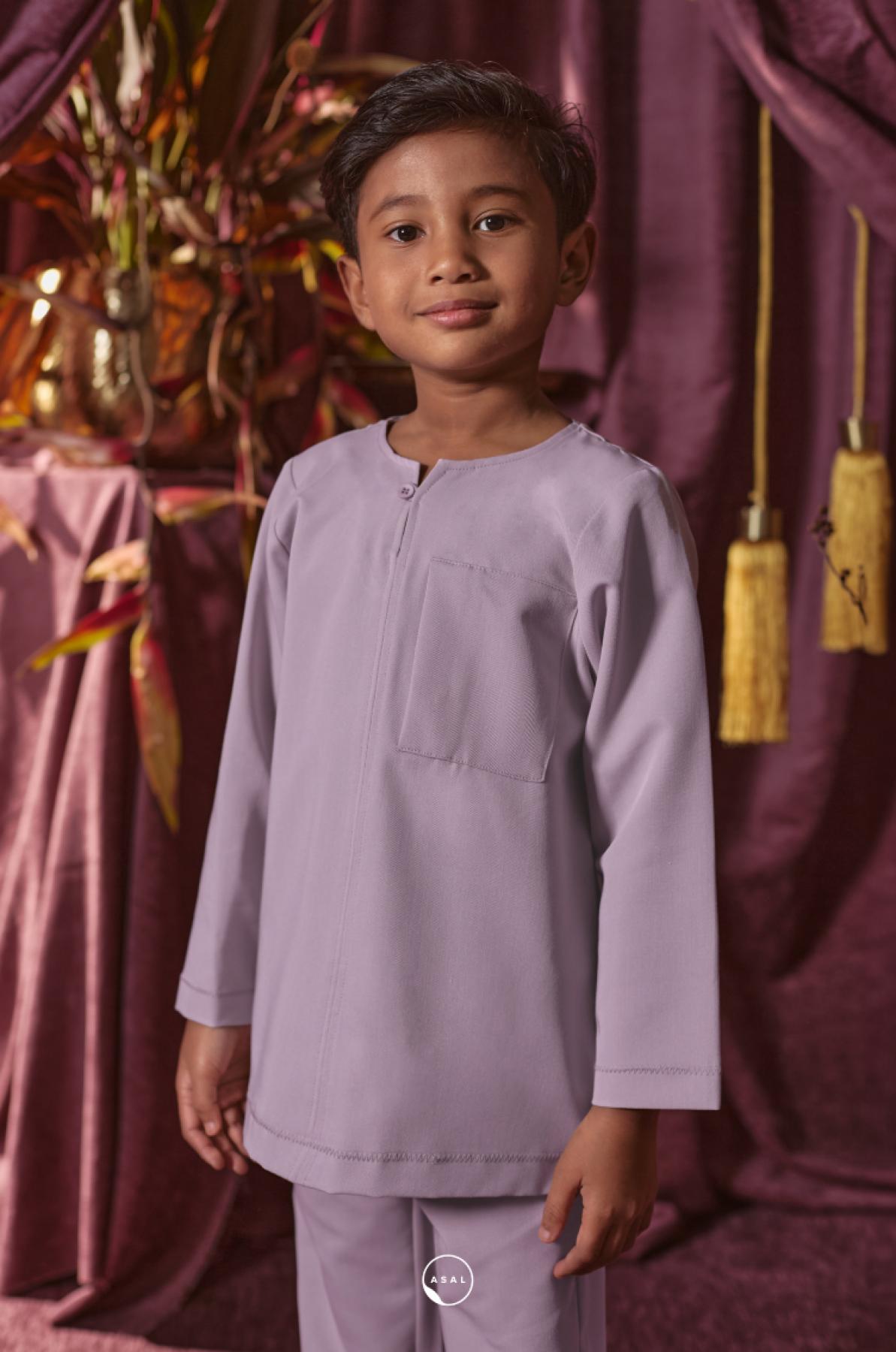 ADHIRAJ KIDS IN SHEER LILAC