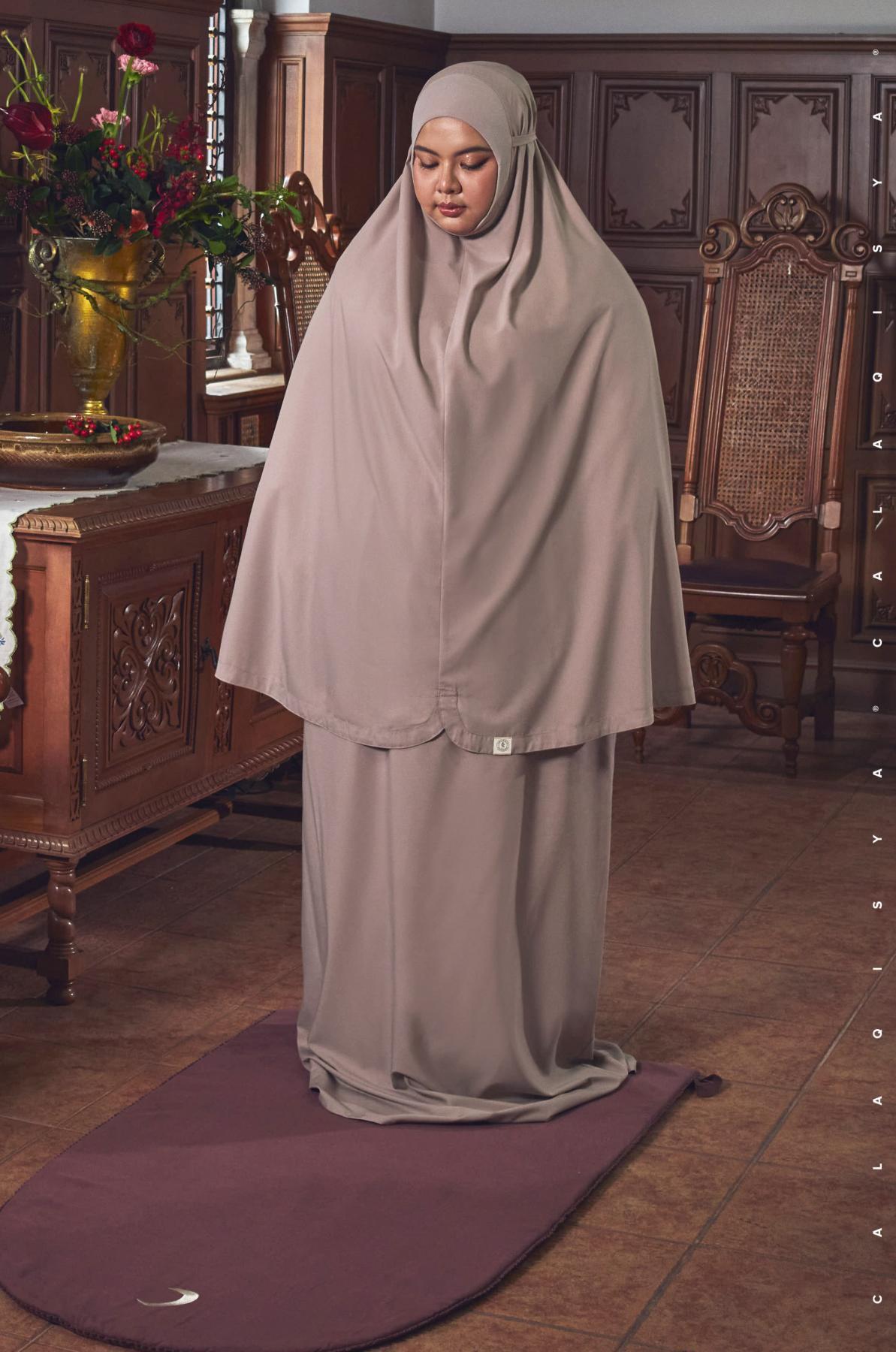 ANGIN PRAYER VEIL IN MOCHA MERINGUE (ODOURLESS)