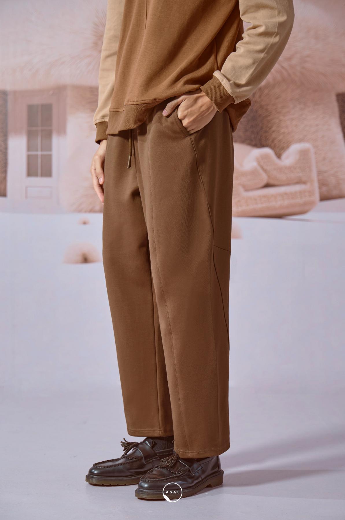 ARDA CASUAL SWEATPANTS IN CHESTNUT