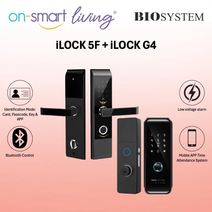 BIOSYSTEM iLock 5F + iLock G4 Smart Door Lock