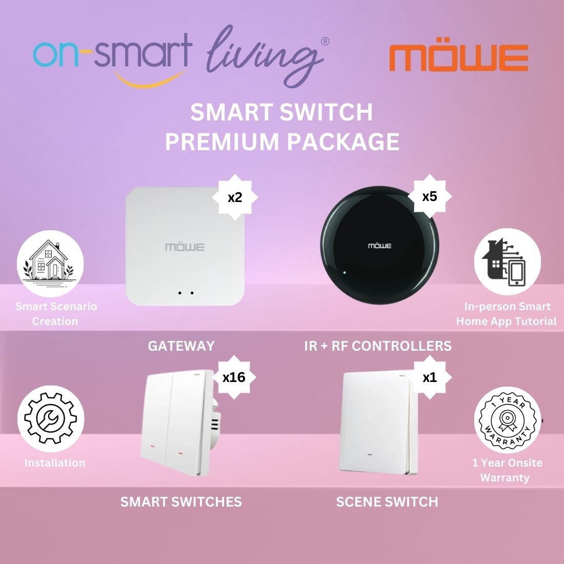 MOWE Smart Switch Package