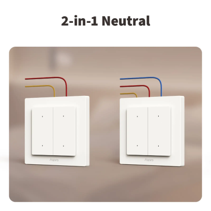 Aqara Light Switch H2 (2 Buttons, 1 Channel)