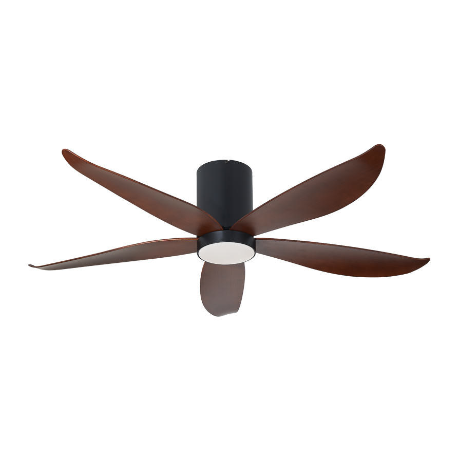 MOWE 54″ Smart Ceiling Fan MW548F - Black, White, Black with Dark Wood, White with Light Wood