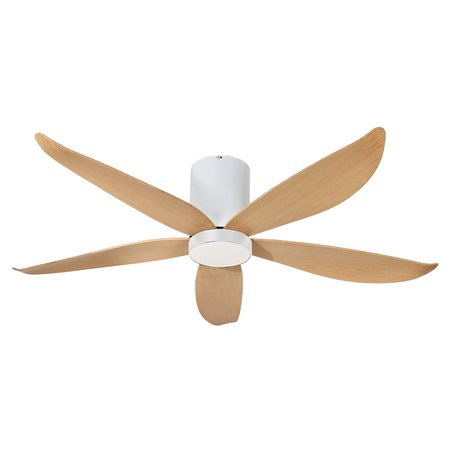 MOWE 54″ Smart Ceiling Fan MW548F - Black, White, Black with Dark Wood, White with Light Wood