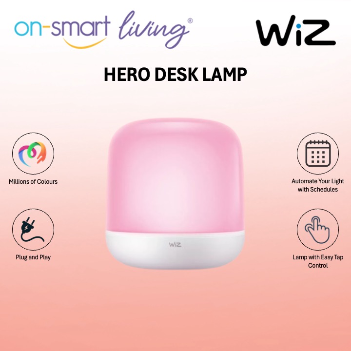 WiZ Hero Smart Wifi RGB Portable Table Lamp