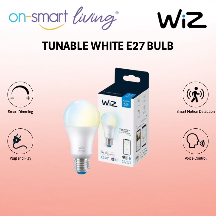 WiZ Smart Wifi Tunable White E27 Bulb