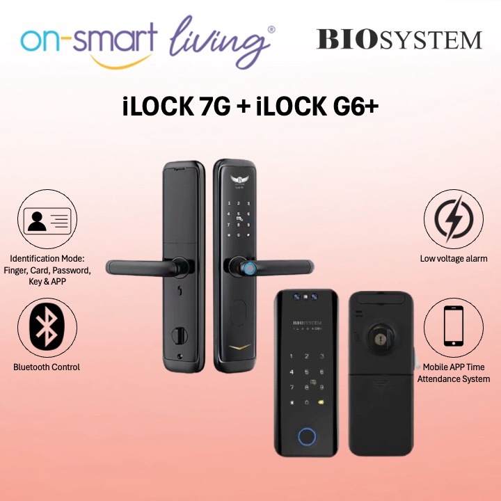BIOSYSTEM iLock 7G + G6+ Smart Door Lock