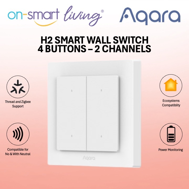 Aqara Light Switch H2 (4 Buttons, 1 Channels)